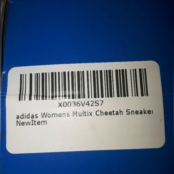 NWT 𝅺Multiplex cheetah print Adidas sneakers sz 9.5 - Picture 7 of 8